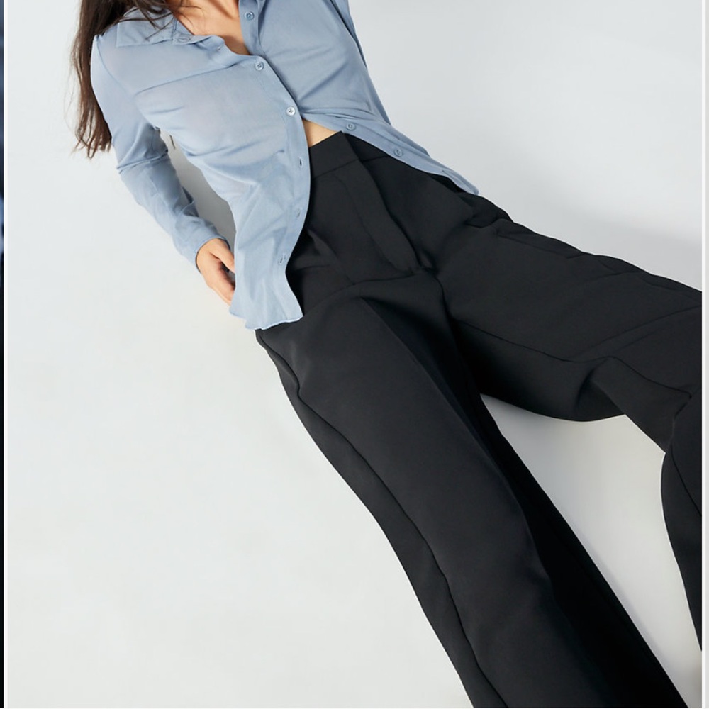 ARITZIA WILFRED EFFORTLESS PANT - SIZE 0 - SHORT LENGTH - BLACK - BACKORDERED - Picture 4 of 7
